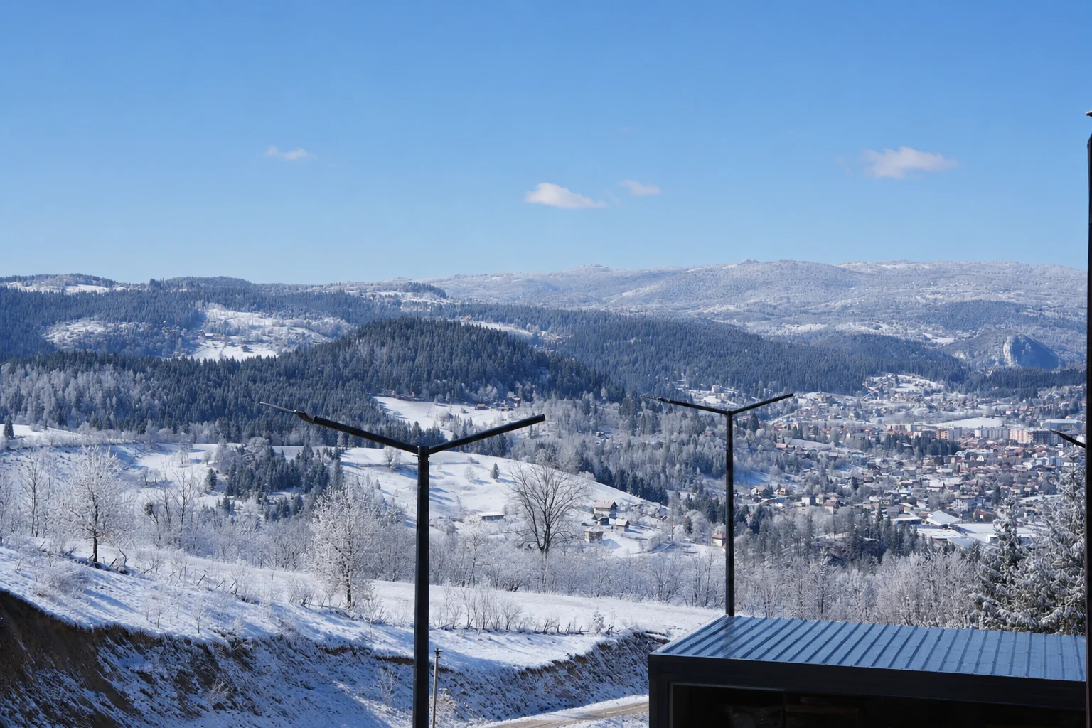Zimski pogled na Ravnu Planinu
